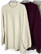 Strassbesetzter Jersey und gewellter Saum
