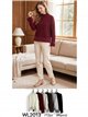 Jersey cuello alto con pelo