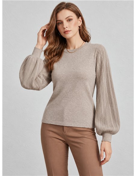 maillot à manches côtelées