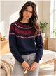Jersey jacquard corazones