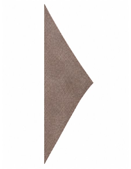 Subtle shimmer knit triangle wrap