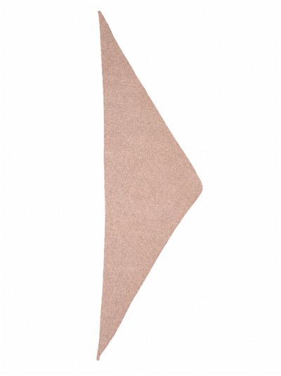 Shimmer-flecked triangle neck scarf with mini sequins
