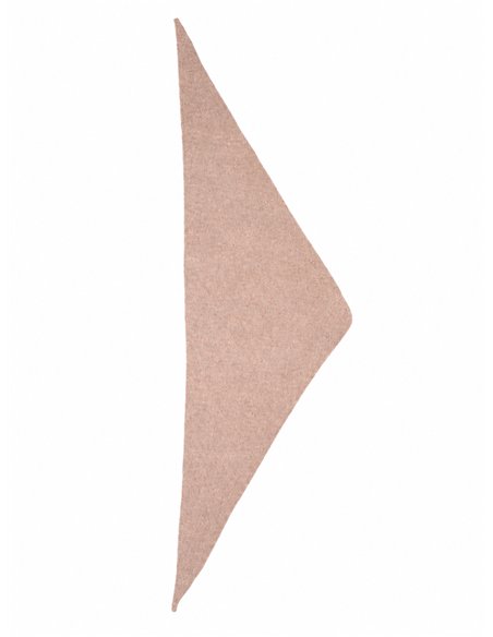 Shimmer-flecked triangle neck scarf with mini sequins