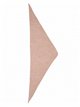 Shimmer-flecked triangle neck scarf with mini sequins
