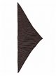 Dreieckiger Strickschal mit feinen Streifen