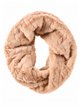 Braided-effect faux fur snood