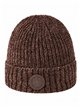 Chenille knit cuffed beanie
