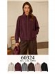 Zip knit jacket with patch pockets