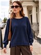 Jersey amplio con mini lentejuelas