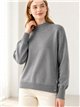 Jersey cuello perkins con botones laterales