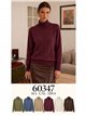 Jersey cuello alto con mini lentejuelas