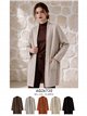 Longline open knit cardigan
