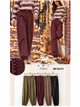 Pantalón jogger con botones dorados