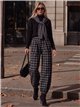 Pantalón jogger paño de cuadros