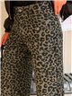 Jeans balloon animal print con botones