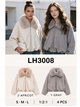 Chaqueta bomber paño con cuello de pelo