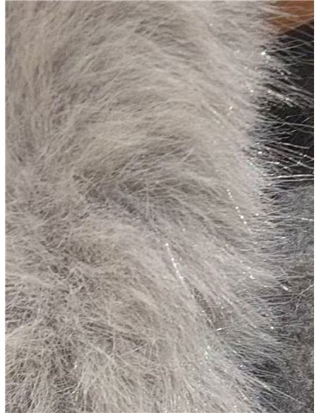 Chaqueta bomber paño con cuello de pelo